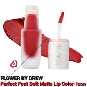 🎉3•$13/4•$16🎉 FLOWER BEAUTY BY DREW Perfect Pout Soft Matte Lip Color In Icon